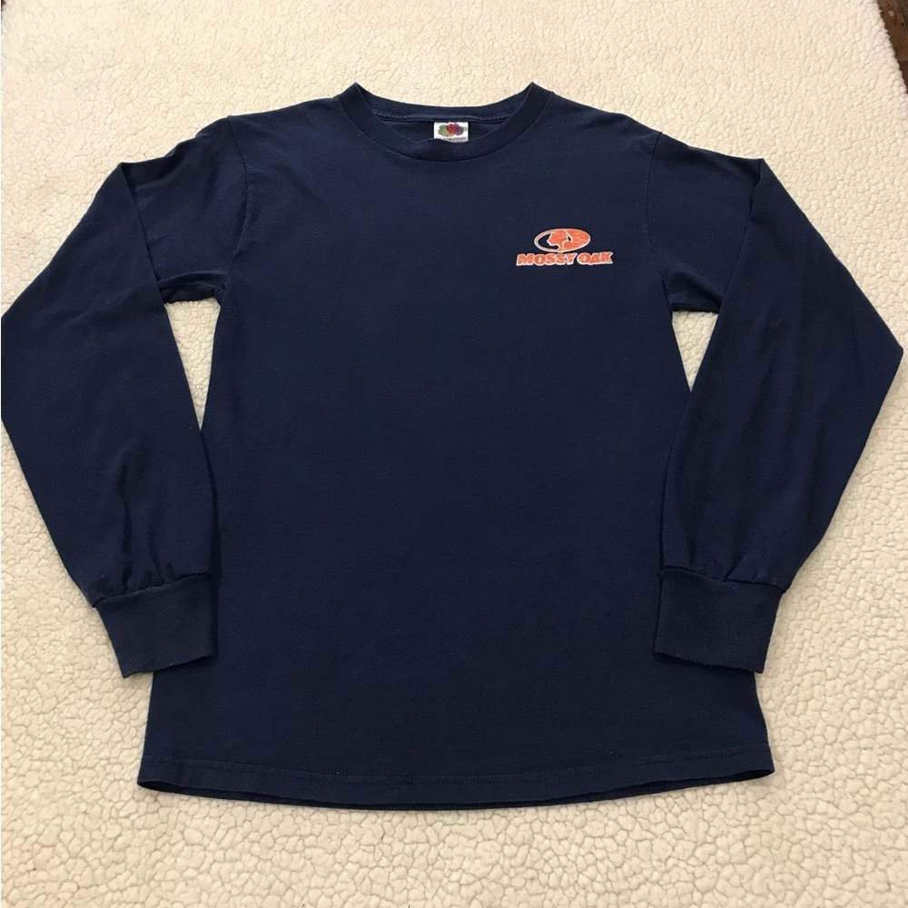 Mossy Oak Blue & Orange LS Shirt
Size Small
Unisex
50% Cotton 50% Polyester - Picture 8 of 16
